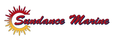 A red and white logo is on the side of a black background.